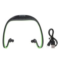 Cugap BS19C Wireless Earbuds Bluetooth Headphones Sports-V3.0 + EDR,Support with 8GB TF/Micro SD Card,HD Stereo Sweatproof for Gym Running Workout Battery Noise Cancelling Headsets (Green)