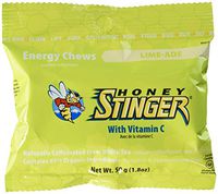 Honey Stinger Organic Energy (Pack of 6) Gluten Free Chews (Lime-Ade)