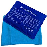 SnowGe Cold Hot Ice Gel Pack 1 Pack 1 wrap Pouch for Injuries Pain Relief (Knee,Foot,Arm,Elbow,Back,Neck,Ankle, Etc.) | Flexible&Reusable (Large)
