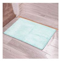 GHHZZQ Bathtub Mat Absorbent Non-Slip Quick Drying Superfine Fiber Bathroom Rugs Foot Pad Available in All Seasons, 4 Colors, 45x65cm (Color : Blue, Size : 45x65cm)