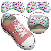 Shoe Inserts for Kids - Sticky Heel Grips for Loose Shoes - Add Extra Volume (0.5 Size) - 6 Pieces of Cute Small Sticky Cushion Pads for Kids Shoes