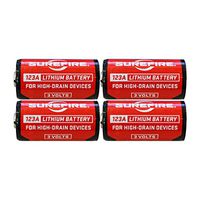 SureFire SF123A 3-Volt Lithium Battery-4-pack