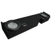 Compatible with 01-14 Ford F250 F350 Ext Super Cab Truck Harmony A102 Dual 10" Sub Box Enclosure