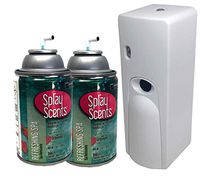 Automatic Spray Air Freshener Kit (2) Refills with (1) Dispenser - Spray Scents - Cucumber Melon