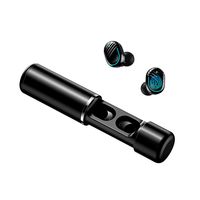 True Wireless Earbuds,Newmsnr i11 Bluetooth 5.0 Sports HD Stereo Touch Control Ear Buds with IPX7 Waterproof/Fast Connection/Mini Earbuds(Only 4g)/Total 20H Playtime (Black)
