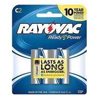 Rayovac Alkaline C Batteries, 814-2F, 2-Pack by Rayovac