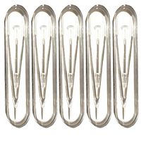 KISEER 5 Pcs Clear Portable Travel Eyes Contact Lens Remover Tool Kit Tweezer Stick Inserter Set with Soft Tip