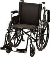 NOVA Lightweight Wheelchair with Flip Up Desk Arms (for Easy Transfer), Adjustable & Easy Release Footrests, Safety Anti-Tippers, Choose from 3 Seat Widths - 16”, 18”& 20”, Weighs only 32 lbs.