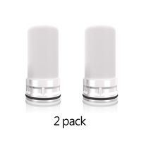 LCF ACF Replacement Filters Faucet Mount Filter, Advanced Activated Carbon Fiber(ACF), Reduce Chlorine (Taste and Odor), Lead, Mercury, Microbial Cysts and More, Last Up to 6 Months (2 Pack)