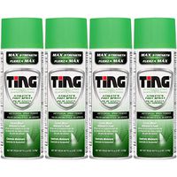 Ting Foot & Jock Itch, Antifungal Spray Powder 4.5 oz (128 g)(Pack of 4)