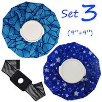 Ice Bag, Ice Bag with Strap Cold Therapy Pack Reusable for Injuries Pain Relief