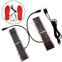 2pcs USB Heating Pad Shoes Clothes Warmer Feet Warmer Electric Heater 5V Heating Plate Heating Cloth
