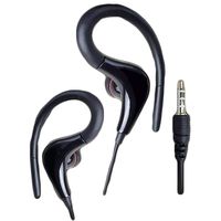 YOUNGFLY 3.5mm Ear Hook Sports Handsfree Stereo Earphone Headphone Headset for Smartphone Black