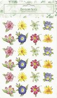 3 Packs Botanical Envelope Seals 48 Per Pack