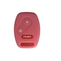 New Pink Protect Silicone 2+1 Buttons Remote Smart Key Cover Jacket Case Bag Fob Case Holder for Honda Civic Odyssey Fit CR-V Ridgeline