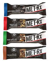 MET-Rx Big 100 Colossal Meal Replacement Protein Bar Favorites Variety Pack; 4 Assorted 3.52 Ounce Snack Bars
