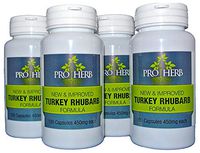 Pro Herb, Turkey Rhubarb 450mg, 100 Capsules (4 PACK) (4)