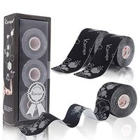 Kintape Pro Kinesiology Tape - Light-Reflecting Pain Relief for Sports Support and Therapeutic Recovery-Latex Free Synthetic Precut Waterproof 2’’ x 16.5’ (10’’ Strips x 20) with Detailed Application