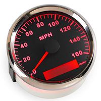 ELING MPH GPS Speedometer Odometer 160MPH With Backlight 85mm 12V/24V