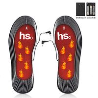 PITCHBLA Rechargeable Heated Insoles - Carbon Fiber Heated Insole Remote Control Electric Thermal Insoles, Winter Warm Heat Insoles Foot Warmers with Straps for Men and Women