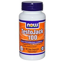 Now Foods, TestoJack 100, 60 Veg Caps - 3PC