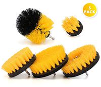 5 Pieces Drill Brush Attachments,Scrubber Brush for Drill, Power Cleaning Kit for Carpet,Car Detailing,Bathroom Surface, Upholstery, Grout, Tiles, Sinks, Shower, Boat, Corner