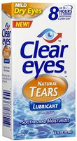 Clear Eyes Mild Dry Eyes Natural Tears Eye Drops-0.5 oz