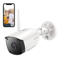 CACAGOO Outdoor Security Camera, 1080P WiFi Wireless Outdoor Camera Surveillance Cameras Home Security Camera, Two-Way Audio, Work with Alexa, Motion Detection for iOS Android