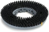 Carlisle 3616VBK Value Rotary Brush Stripping, 16", 16" Height, 16" Width, 16" Length, Nylon Bristle, Black