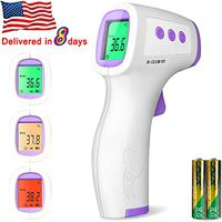 TECHVILLA Baby Thermometer Digital Thermometer Infrared Forehead Thermometer for Fever, Kid and Adult Thermometer, Instant Accurate Reading for Body, Subject, and Room
