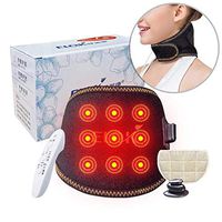 Heating Pad, Portable Neck and Shoulder Pain Relief Heating Pad for Far Infrared Physical Therapy - Fast Neck/Shoulder/Back Pain Relief at Home Or Traveling, Black