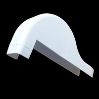 Electriduct 500 Series Raceway Accessory - Fiber Optic Elbow (White)