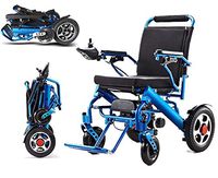 PLLP Medical Rehab Chair, Wheelchair,Electric Wheelchair Foldable Elderly Disabled Aid Car Elderly Intelligent Compact Automatic Portable Lightweight Scooter Free Installation, 23Kg,13A/15Km