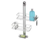 simplehuman Adjustable Shower Caddy, Stainless Steel + Anodized Aluminum EMW6298194