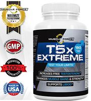 T5X Extreme, Testosterone Booster for Muscle Growth, Virility Enhancement, Multi-Ingredient Formula, Tribulus, Fenugreek and More, One Bottle 180 Tablets 2nd Messenger Set 5X Optimizing Complex