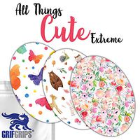 All Things Cute Ovals Combo: 15 Pack Adhesives (Extreme Formula - CGM Securement Tape for Dexcom) (Dexcom G4/G5)