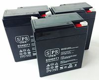 SPS Brand 6V 8.5Ah SLA Replacement Battery for Sure Light SL23195 (3 Pack)