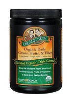 Certified Organic Triple Greens Powder from Purity Products - Featuring USDA and QAI Certified Organic Fruits and Vegetables - Supports Antioxidant Defense, Cardiovascular, Immune Health - 30 Servings