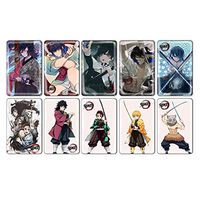 WerNerk 10PCS/Set Anime Demon Slayer Kimetsu no Yaiba Crystal Cards Stickers Photocard LOMO Cards Cosplay Manga Stickers Gift for Kids Teens Adults Anime Fans(H07)