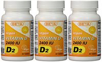 Deva Vegan Vitamin D Tablets, 3 Count