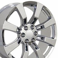 OE Wheels 22 Inch Fits Chevy Silverado Tahoe GMC Sierra Yukon Cadillac Escalade CA82 Chrome 22x9 Rim Hollander 5409