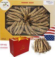 DABC OAK LAND 1LB=453g/Box Hand-Selected American Wisconsin Farmed Ginseng Root | Whole |美国威斯康辛州 长枝西洋参 花旗参 礼盒装 | Cultivated Wisconsin American Ginseng Box