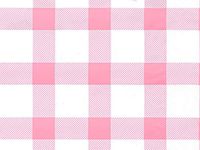 NW Printed Cello Roll - 30in. X 100 Feet Per Roll - Light Pink Gingham Design - 1 Roll