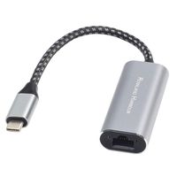 USB C to Ethernet Adapter, Type C Portable 1-Gigabit Network Hub, 10/100/1000 Mbps, for MacBook Pro 2016/2017/2018, ChromeBook, XPS, and More