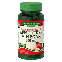 Nature's Truth Apple Cider Vinegar 600 mg Quick Release Capsules Triple Strength - 60 ct, Pack of 3