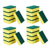 I613 Heavy Duty Scrub Sponges –Kitchen Dish, Sink and Bathroom Cleaning Scrubber Sponge Scrub Sponges(Pack of 20)