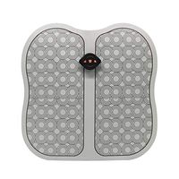 Lzour EMS Foot Massager, Folding Electric Massage Mat, Electronic Muscle Stimulatior Feet Massage Promoting Blood Circulation Muscle Pain Relief