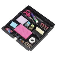 MMM C-71 3M MMM C-71 Desk Drawer Organizer Tray - 1.5" Height x 11.6" Width x 10.4" Depth - Plastic - Black