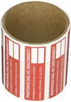 Hellermann Tyton 596-00239 Printable Solar Label, 3.75 X 1.0, PV AC RATING LABEL, Red (Pack of 50) by Hellermann Tyton