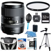 Tamron 16-300mm f/3.5-6.3 Di II VC PZD MACRO Lens for Nikon Cameras includes Bonus Xit 60" Photo / Video Tripod and More